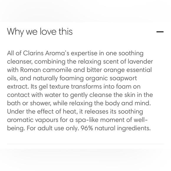 Clarins Relax Bath & Shower Concentrate with essential oils 100ml - Picture 2 of 2